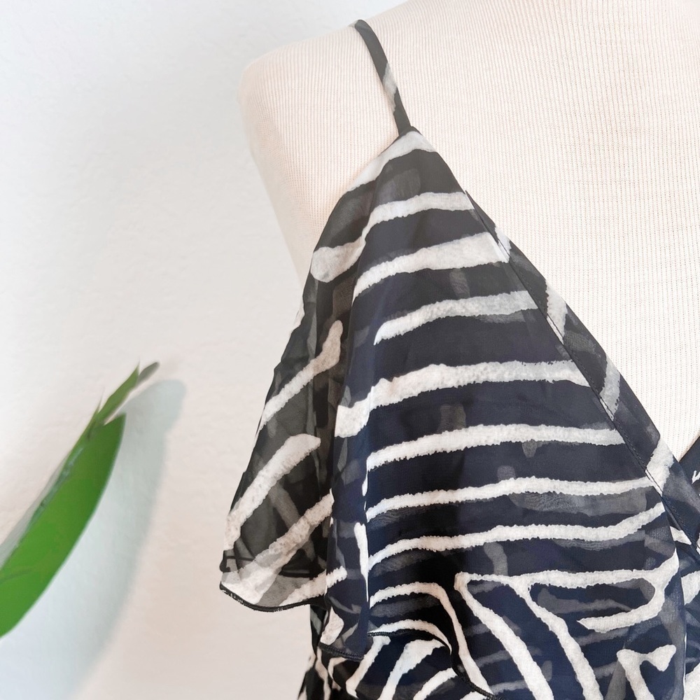 Show Me Your Mumu Santanita Mini Dress Zebra - Picture 4 of 10